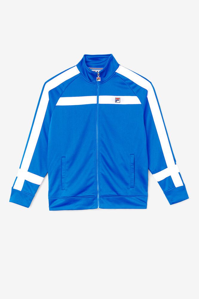 Fila Jacket Renzo Mens Blue - India TJZ-364725